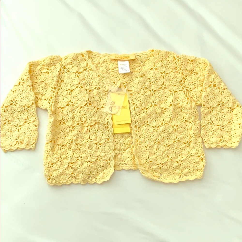 Gymboree Hand knitted cutest cardigan sweater